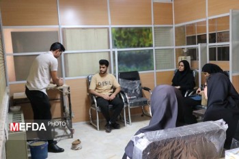 برگزاری کلاس سفالگری در دانشگاه علوم پزشکی گناباد